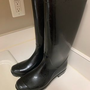 Aldo Black rain boots